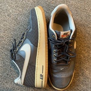 Nike Air Force 1 Dark gray/gum light brown/ light bone